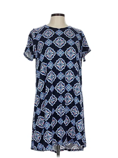 Pre-owned Crown & Ivy Casual Dress In Blue