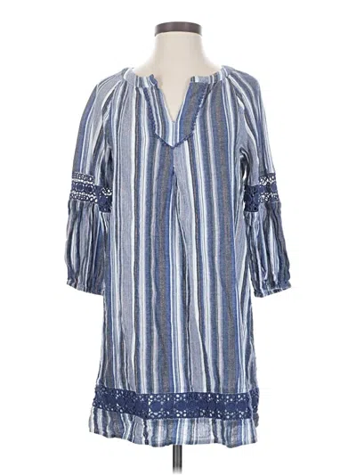 Pre-owned Crown & Ivy Casual Dress In Blue
