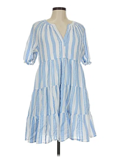 Pre-owned Crown & Ivy Casual Dress In Blue