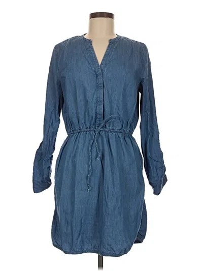 Pre-owned Crown & Ivy Casual Dress In Blue