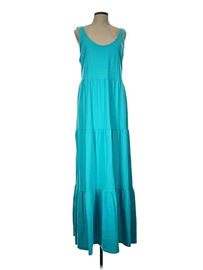 Pre-owned Crown & Ivy Casual Dress In Blue