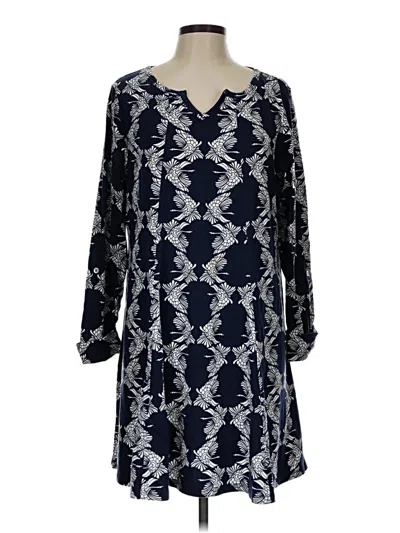 Pre-owned Crown & Ivy Casual Dress In Blue