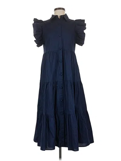 Pre-owned Crown & Ivy Casual Dress In Blue