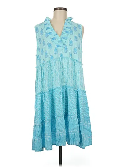 Pre-owned Crown & Ivy Casual Dress In Blue