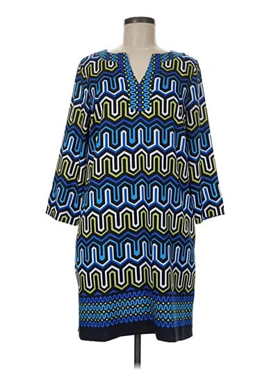 Pre-owned Crown & Ivy Casual Dress In Blue