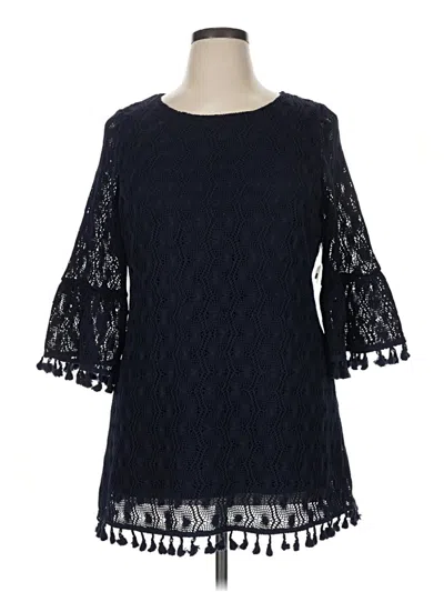 Pre-owned Crown & Ivy Casual Dress In Blue