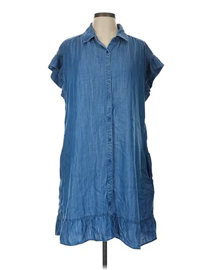 Pre-owned Crown & Ivy Casual Dress In Blue