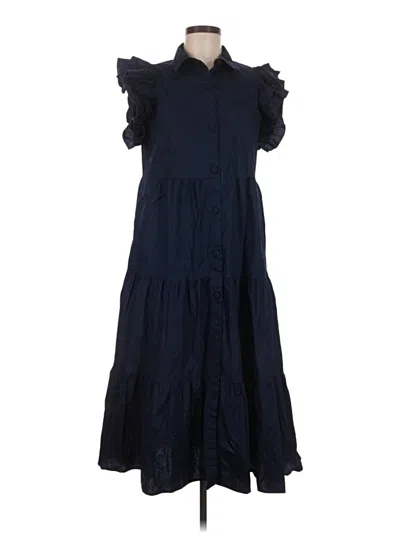 Pre-owned Crown & Ivy Casual Dress In Blue