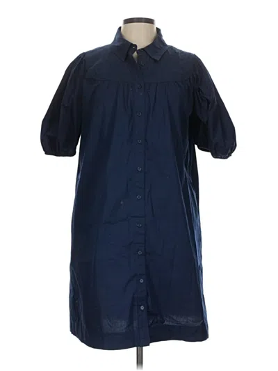 Pre-owned Crown & Ivy Casual Dress In Blue