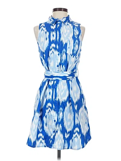 Pre-owned Crown & Ivy Casual Dress In Blue