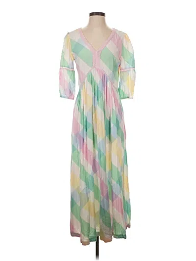 Pre-owned Crown & Ivy Casual Dress In Green
