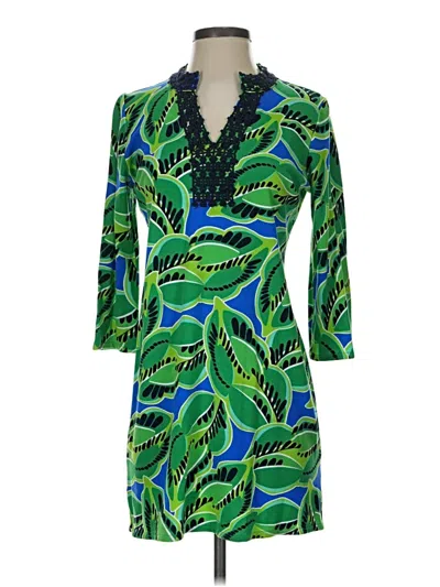 Pre-owned Crown & Ivy Casual Dress In Green