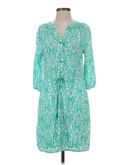 Pre-owned Crown & Ivy Casual Dress In Green
