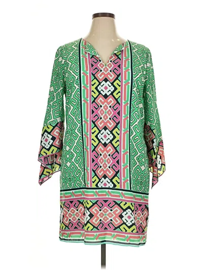 Pre-owned Crown & Ivy Casual Dress In Green
