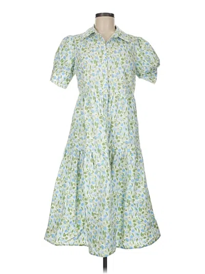 Pre-owned Crown & Ivy Casual Dress In Green