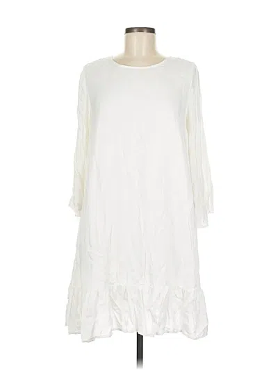 Pre-owned Crown & Ivy Casual Dress In Ivory