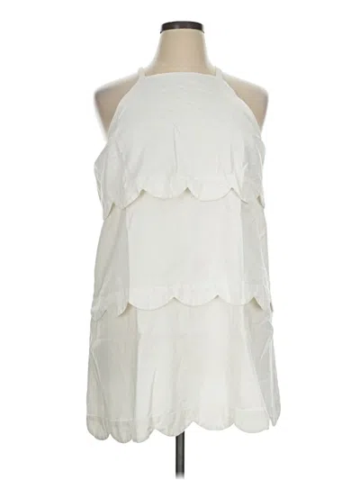 Pre-owned Crown & Ivy Casual Dress In Ivory