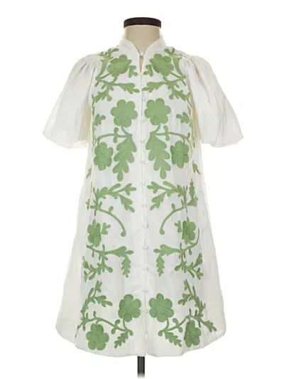 Pre-owned Crown & Ivy Casual Dress In Ivory