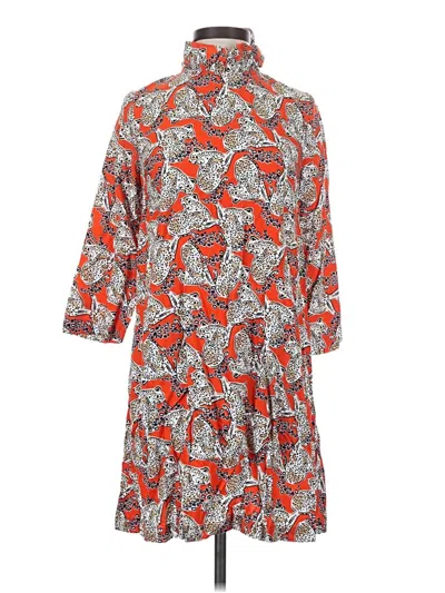 Pre-owned Crown & Ivy Casual Dress In Orange