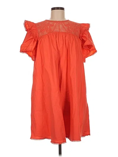 Pre-owned Crown & Ivy Casual Dress In Orange