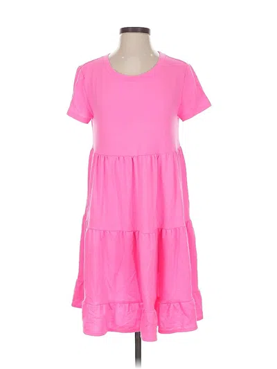 Pre-owned Crown & Ivy Casual Dress In Pink