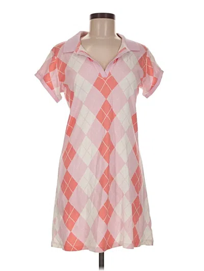 Pre-owned Crown & Ivy Casual Dress In Pink