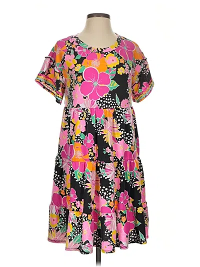 Pre-owned Crown & Ivy Casual Dress In Pink