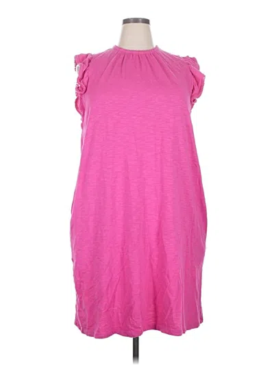 Pre-owned Crown & Ivy Casual Dress In Pink