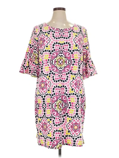 Pre-owned Crown & Ivy Casual Dress In Pink