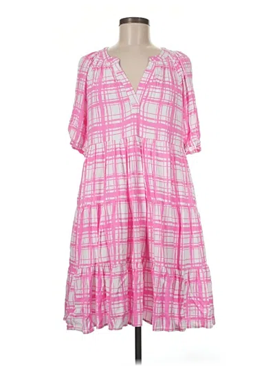 Pre-owned Crown & Ivy Casual Dress In Pink