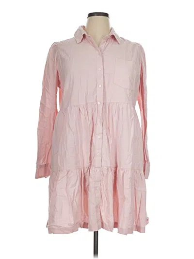 Pre-owned Crown & Ivy Casual Dress In Pink