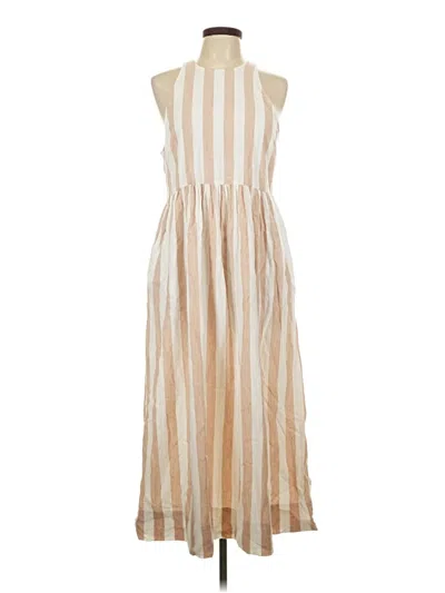 Pre-owned Crown & Ivy Casual Dress In Tan