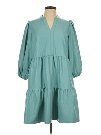 Crown & Ivy Casual Dress In Green