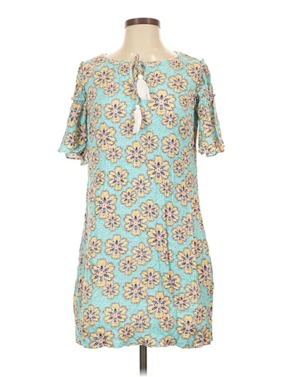 Pre-owned Crown & Ivy Casual Dress In Teal