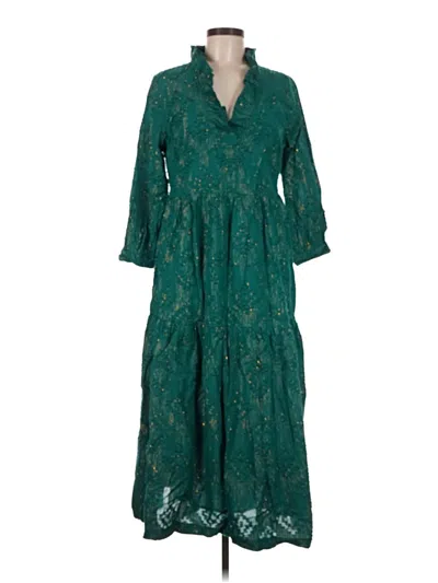 Pre-owned Crown & Ivy Casual Dress In Teal