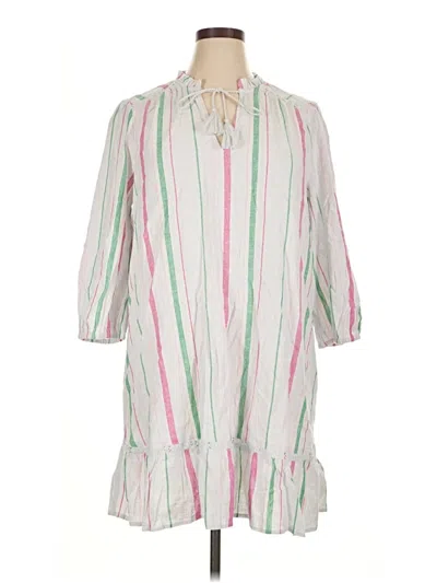 Pre-owned Crown & Ivy Casual Dress In White