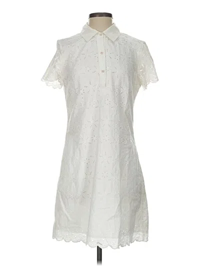 Pre-owned Crown & Ivy Casual Dress In White