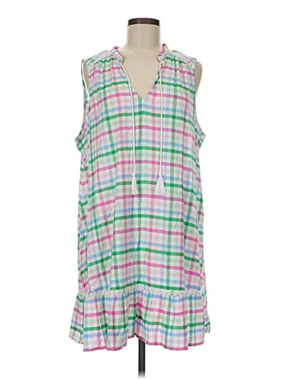 Pre-owned Crown & Ivy Casual Dress In White