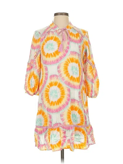 Pre-owned Crown & Ivy Casual Dress In Yellow