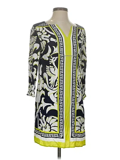 Pre-owned Crown & Ivy Casual Dress In Yellow