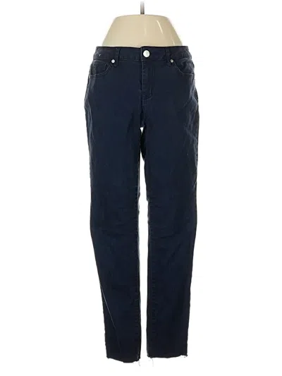 Pre-owned Crown & Ivy Casual Pants In Blue