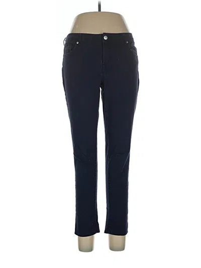 Pre-owned Crown & Ivy Casual Pants In Blue