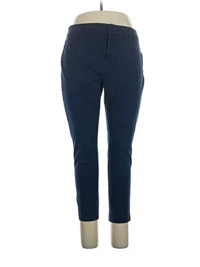 Pre-owned Crown & Ivy Casual Pants In Blue