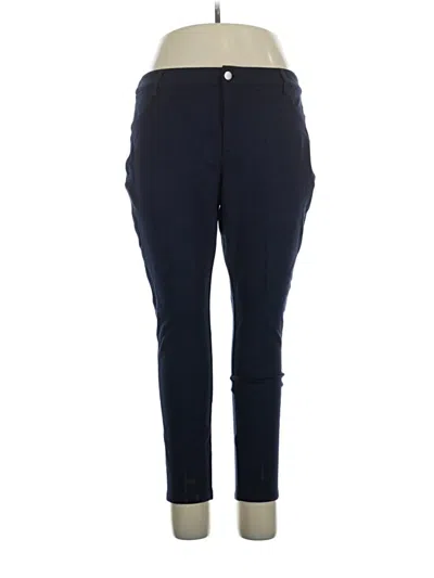 Pre-owned Crown & Ivy Casual Pants In Blue