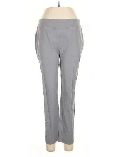Pre-owned Crown & Ivy Casual Pants In Gray