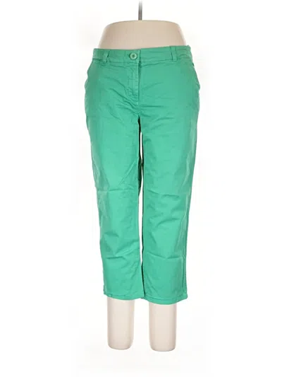 Pre-owned Crown & Ivy Casual Pants In Green