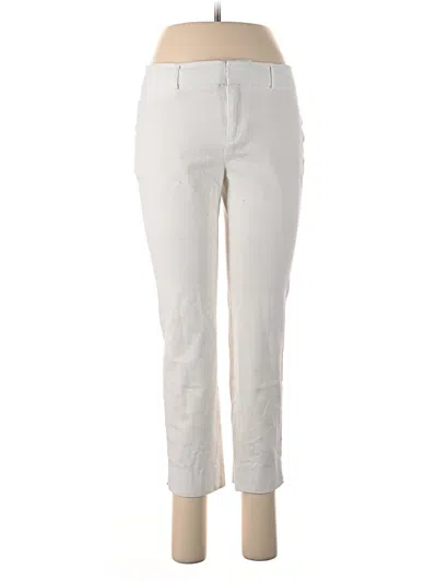 Pre-owned Crown & Ivy Casual Pants In Ivory