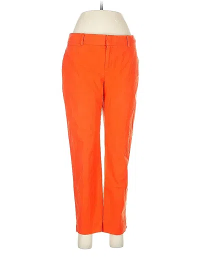 Pre-owned Crown & Ivy Casual Pants In Orange