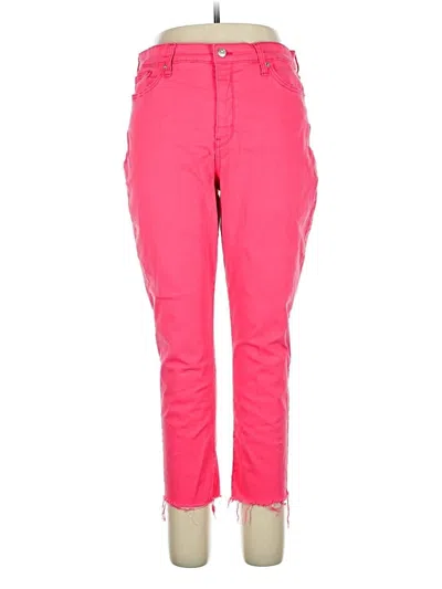 Pre-owned Crown & Ivy Casual Pants In Pink