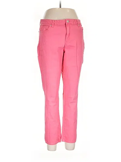 Pre-owned Crown & Ivy Casual Pants In Pink